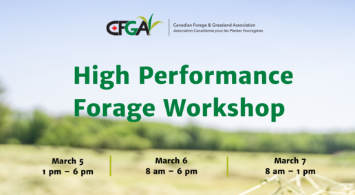 Attend CFGA’s High Performance Forage Workshop in person or virtually