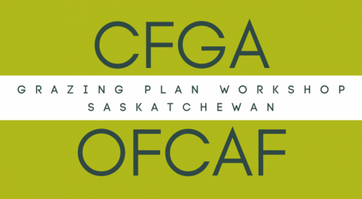 CFGA OFCAF grazing plan workshop Saskatchewan graphic