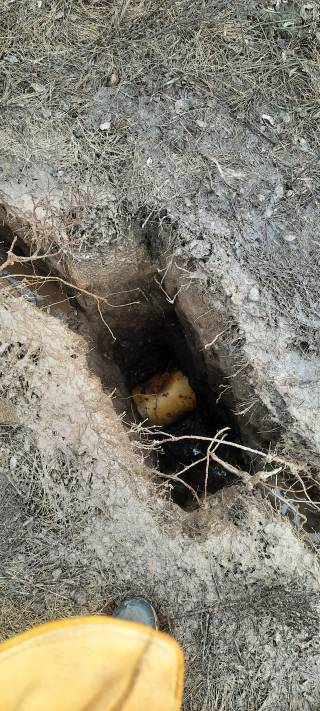 Main water line installed at Kinsella Ranch will bring water to their grazing treatments for their rotational verses continuous comparison.