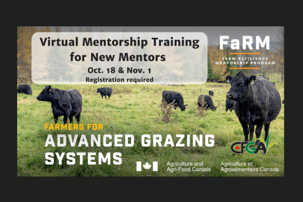 Advanced Grazing Systems Mentorship Training: Day 1