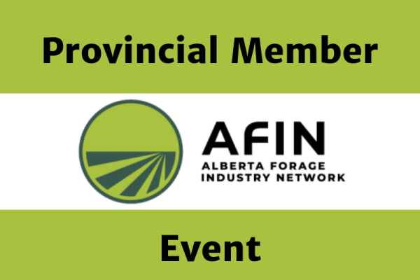 AFIN Sustainable Forages Webinar/Podcast Series