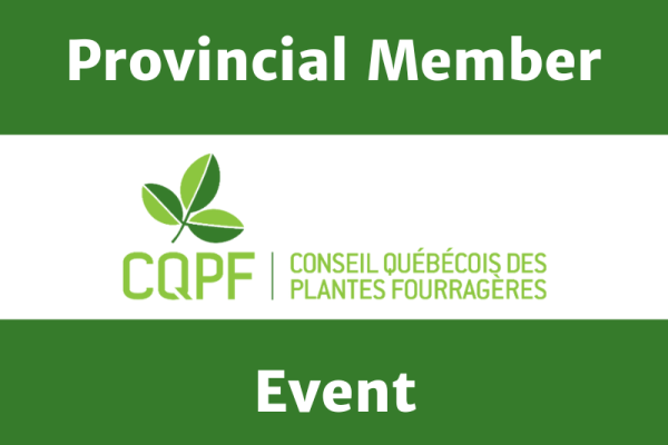 CQPF - Provincial Member Event - Expo-Champs