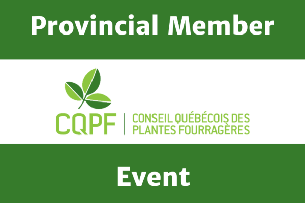 CQPF - Provincial Member Event - Journée à foin