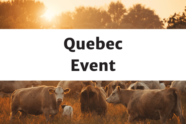 On-Farm Pasture and Biodiversity Workshop - St.Félix-de-Kingsey, Quebec