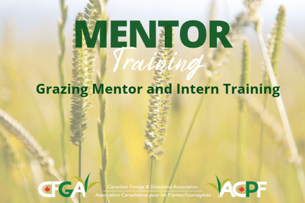 Grazing Mentor and Intern Training