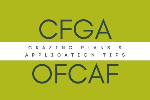 Grazing Plan Power Hour: OFCAF Grazing Plans & Application Tips